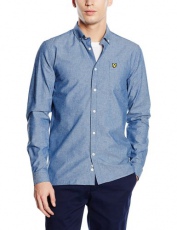 Lyle & Scott Men's Chambray Long Sleeve Casual Shirt